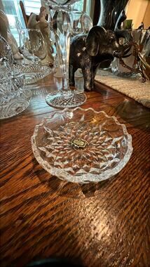 24% Crystal Dish From Yugoslavia